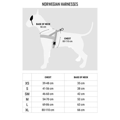 Morso Norwegian Hondentuig Gerecycled Pureness Zwart