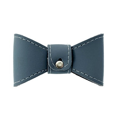 Sazzz Vlinderstrik Glamper Classic Leer Lichtblauw