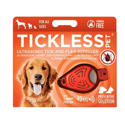 Tickless Teek En Vlo Afweer Voor Hond En Kat Fluoriserend Oranje