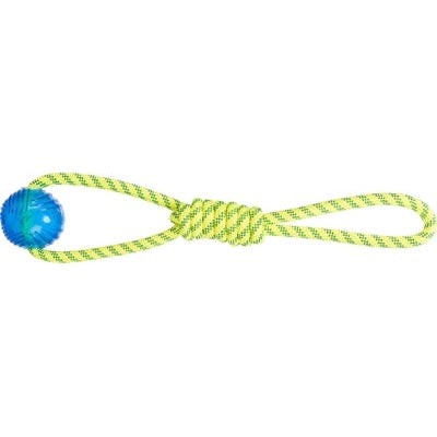 Trixie Aquatoy Touw Trekspeeltje Drijvend Polyester Geel / Groen