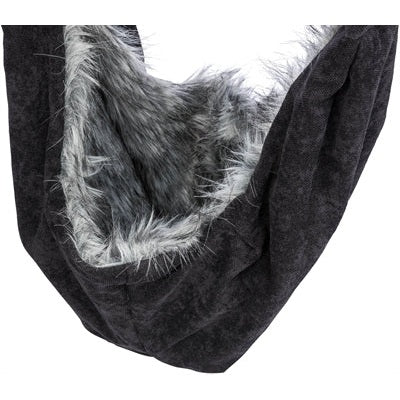 Trixie Hondentas Buikdrager Soft Zwart / Grijs