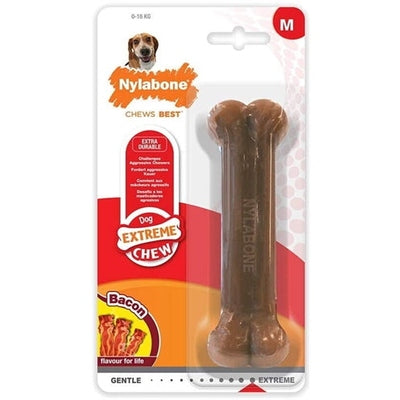 Nylabone Dura Chew Voor Harde Bijters Baconsmaak