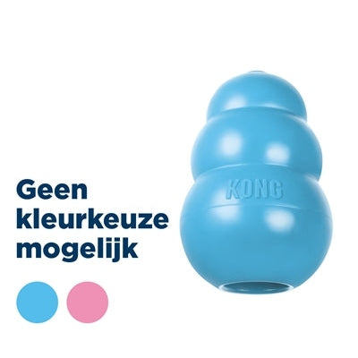 Kong Puppy Kong Rubber Roze Of Lichtblauw Assorti
