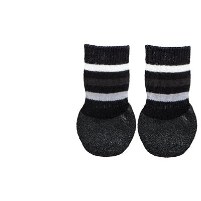 Trixie Hondensokken Anti-Slip Met Rubberlaag Rondom Zwart