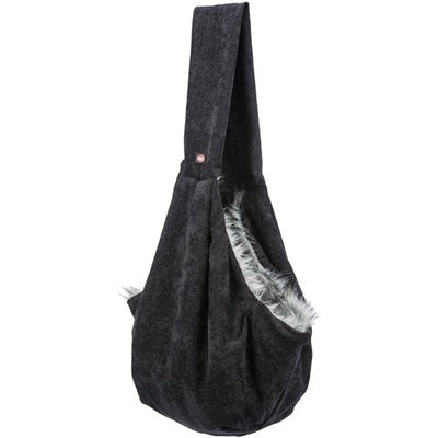 Trixie Hondentas Buikdrager Soft Zwart / Grijs